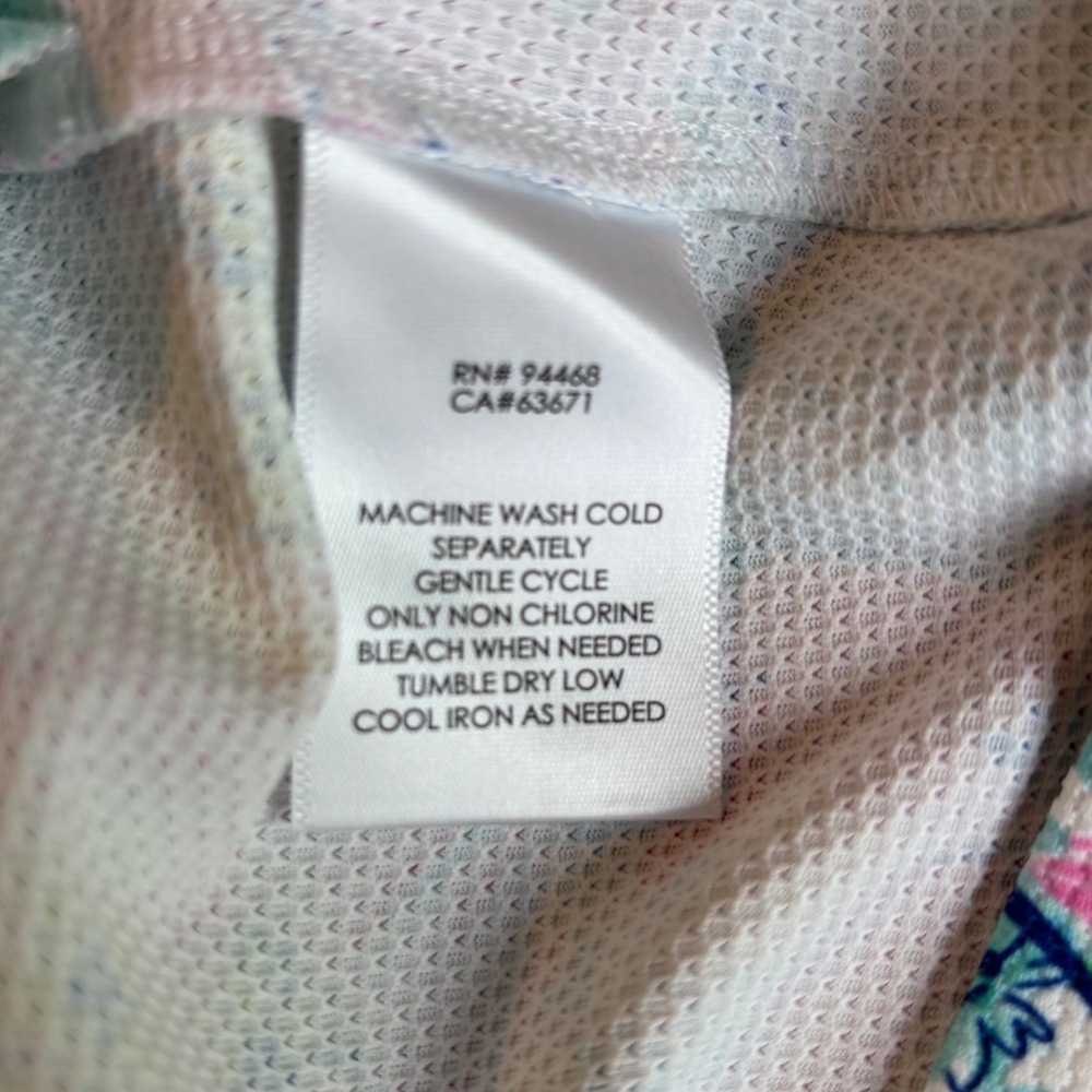NWOT Stella Parker Skort Women Small Pink Green Floral Tropical‎ Golf Tennis - Picture 4 of 5